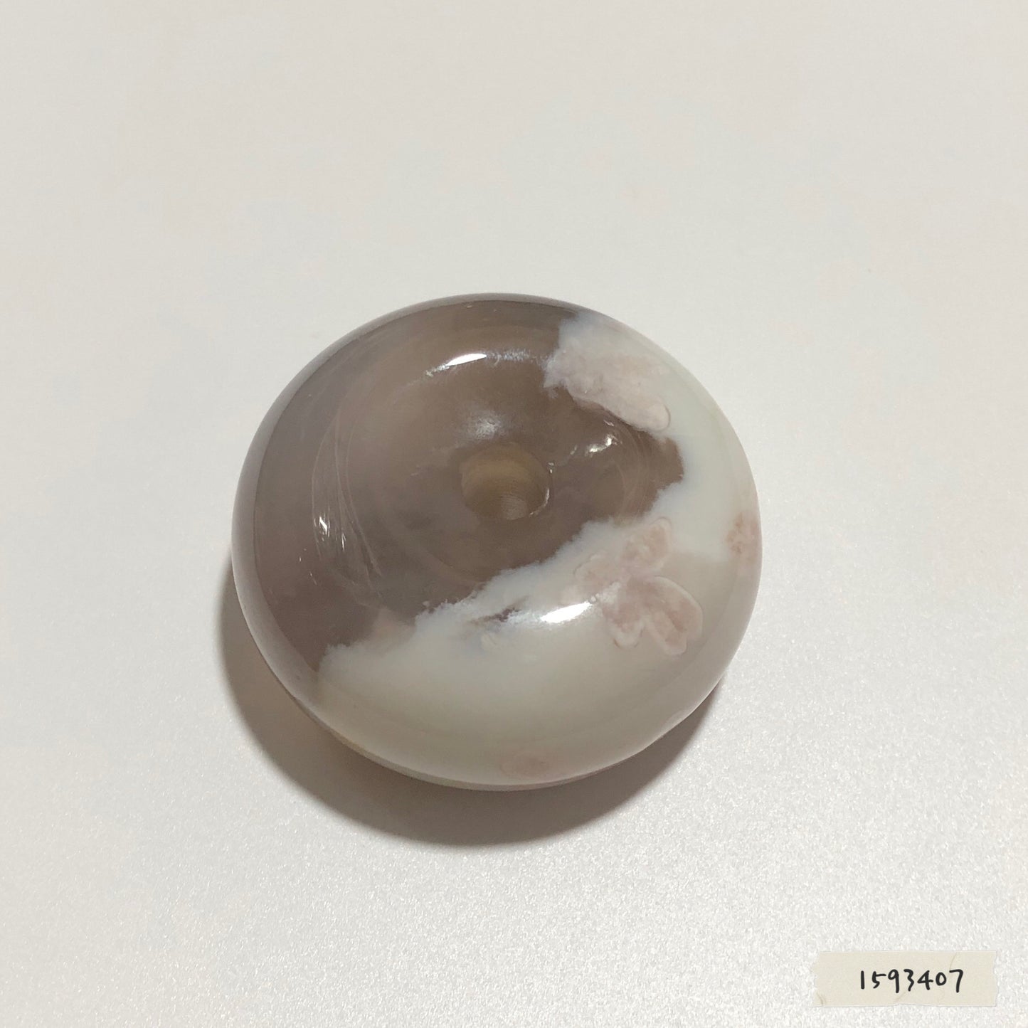 櫻花瑪瑙平安扣 約40.7mm #1593407