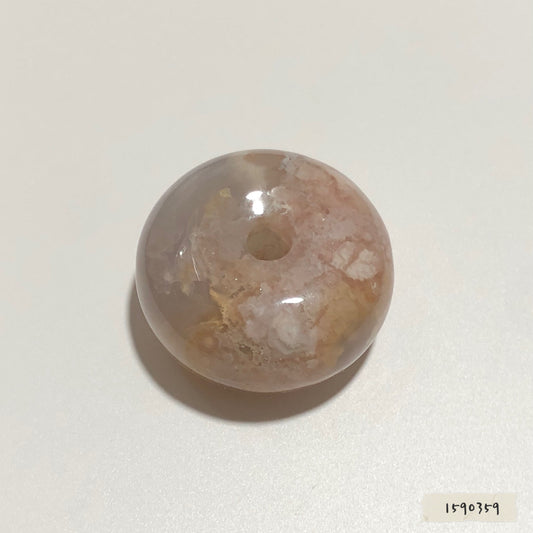 櫻花瑪瑙平安扣 約35.9mm #1590359