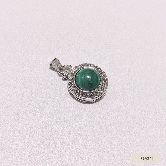 孔雀石吊墜 約15.8mm #334201