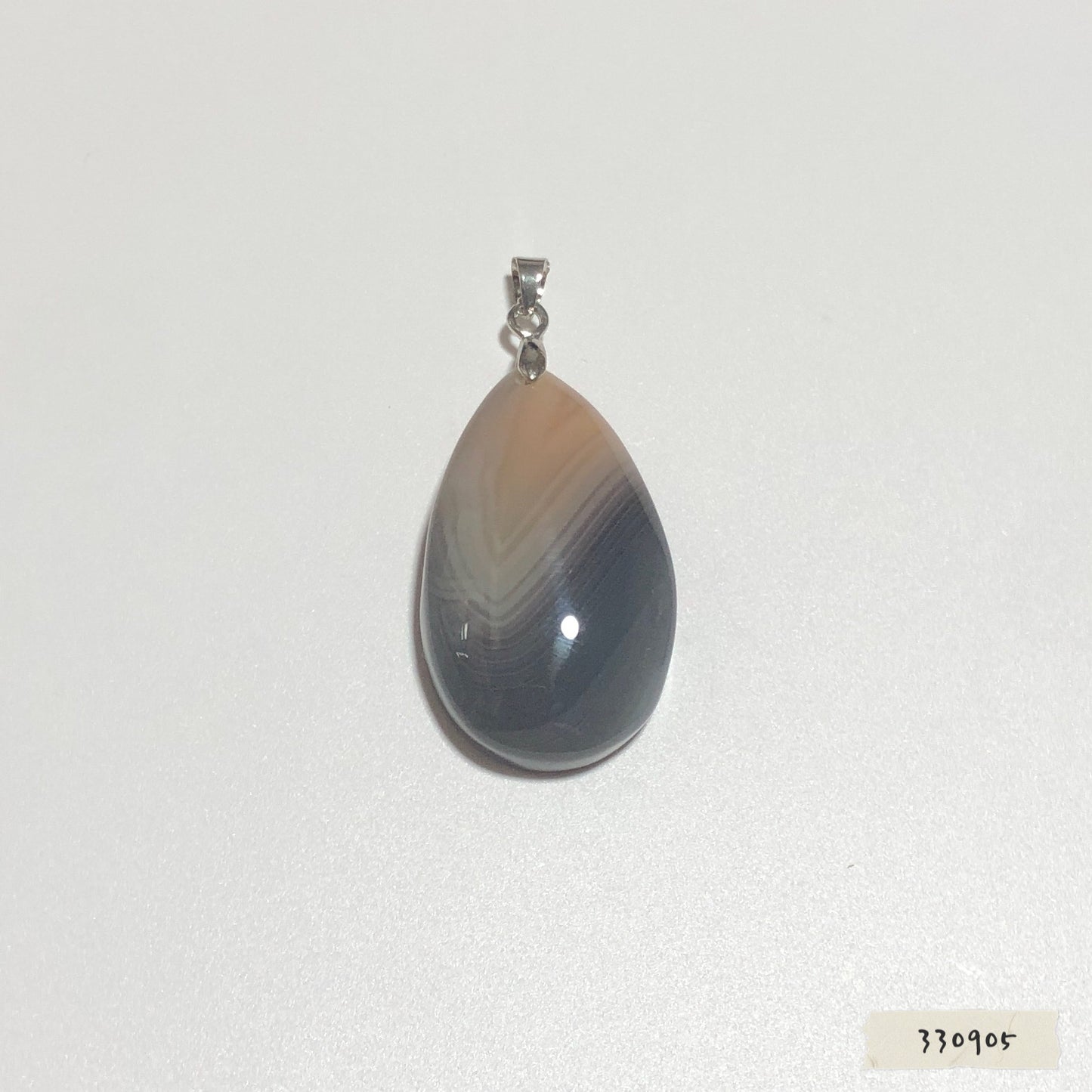 波斯灣瑪瑙吊墜 約34.5x20.3mm #330905