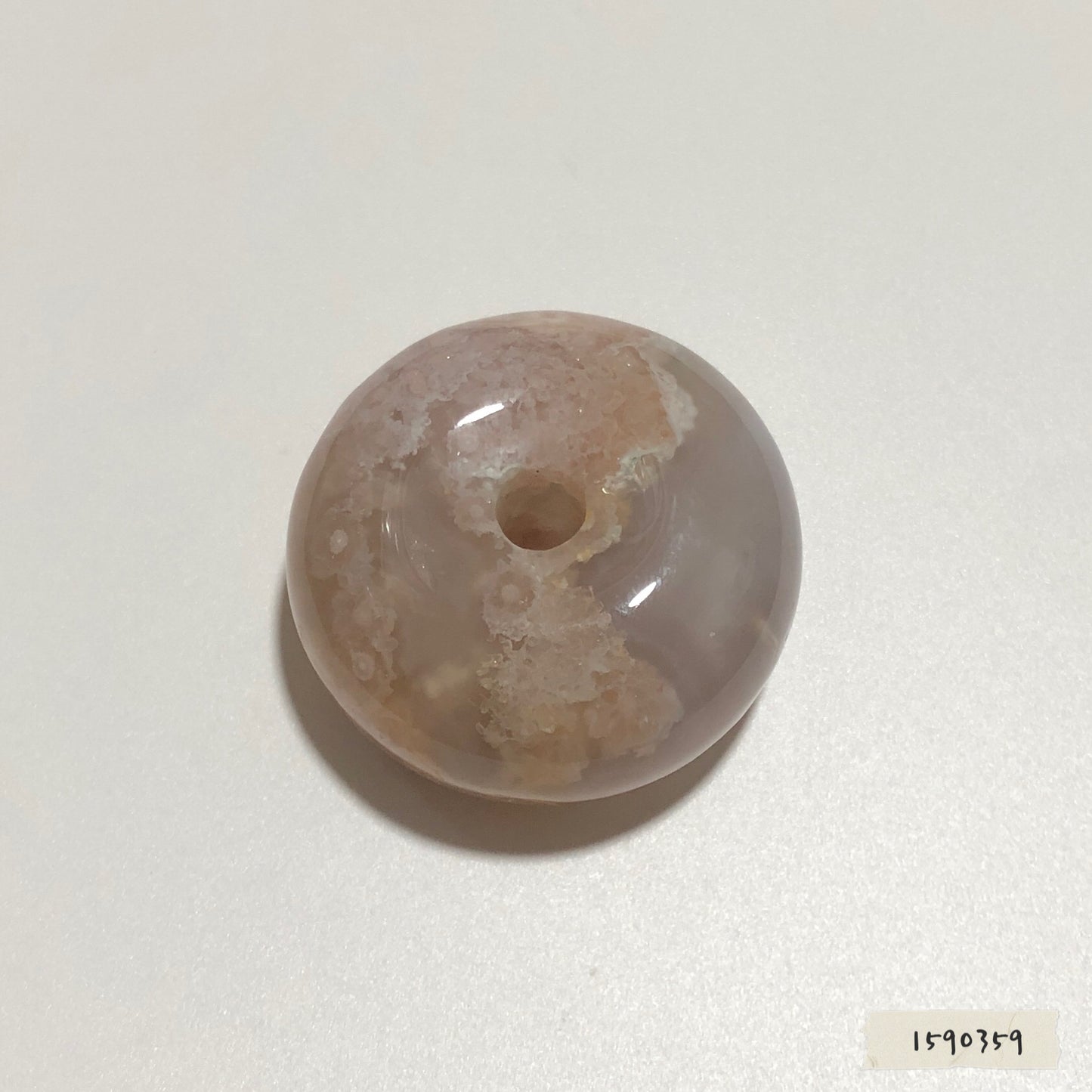 櫻花瑪瑙平安扣 約35.9mm #1590359