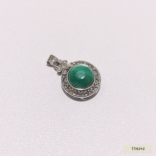 孔雀石吊墜 約15.8mm #334202