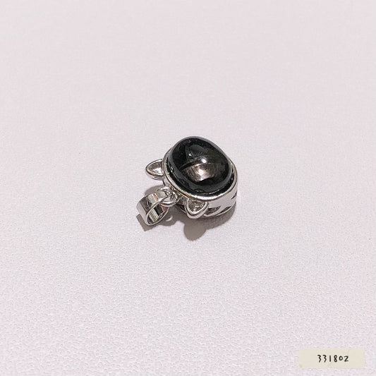 金運石貓貓吊墜 約12x12mm #331802