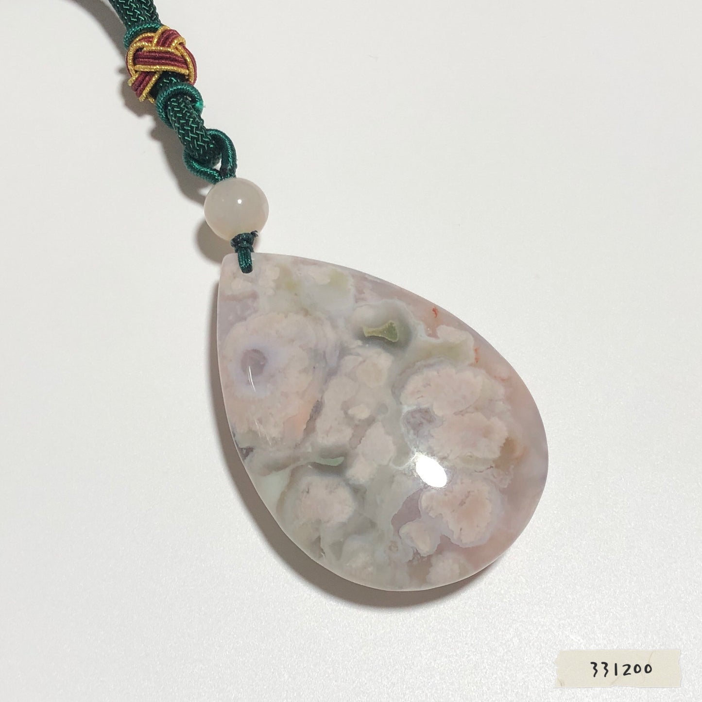 櫻花瑪瑙吊墜 約59.5x40.3mm #331200